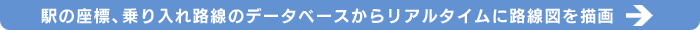 �w�̍��W�A������H���̃f�[�^�x�[�X���烊�A���^�C���ɘH���}��`��